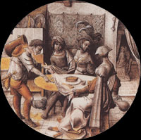 медальон серебряного травления Соргбелуз и Лихте Фортуне, ок.1520; диам. 27 мм;Толедский художественный музей