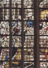 витраж Тайная вечерня, Дирк Крабет,Церковь святого Иоанна;ок.1555-1570; Гоуда, Нидерланды