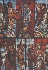 витраж Окно Вознесение, собор святого Юлиана;ок.1145; Ле Ман, Франция
