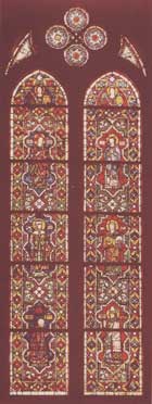 витраж Окно святых, Шартрский собор;XII-XIII век; Шартр, Франция